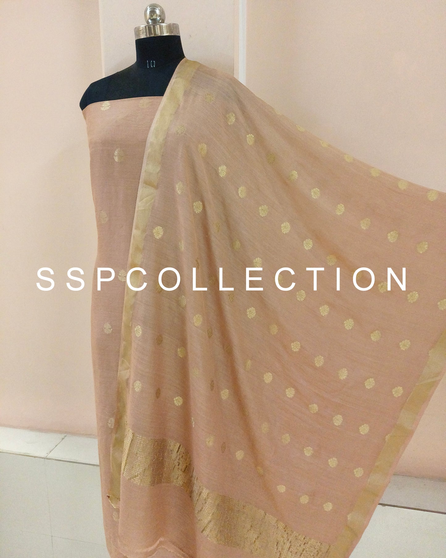 Sandrift Banarasi Pure Moonga Silk Suit