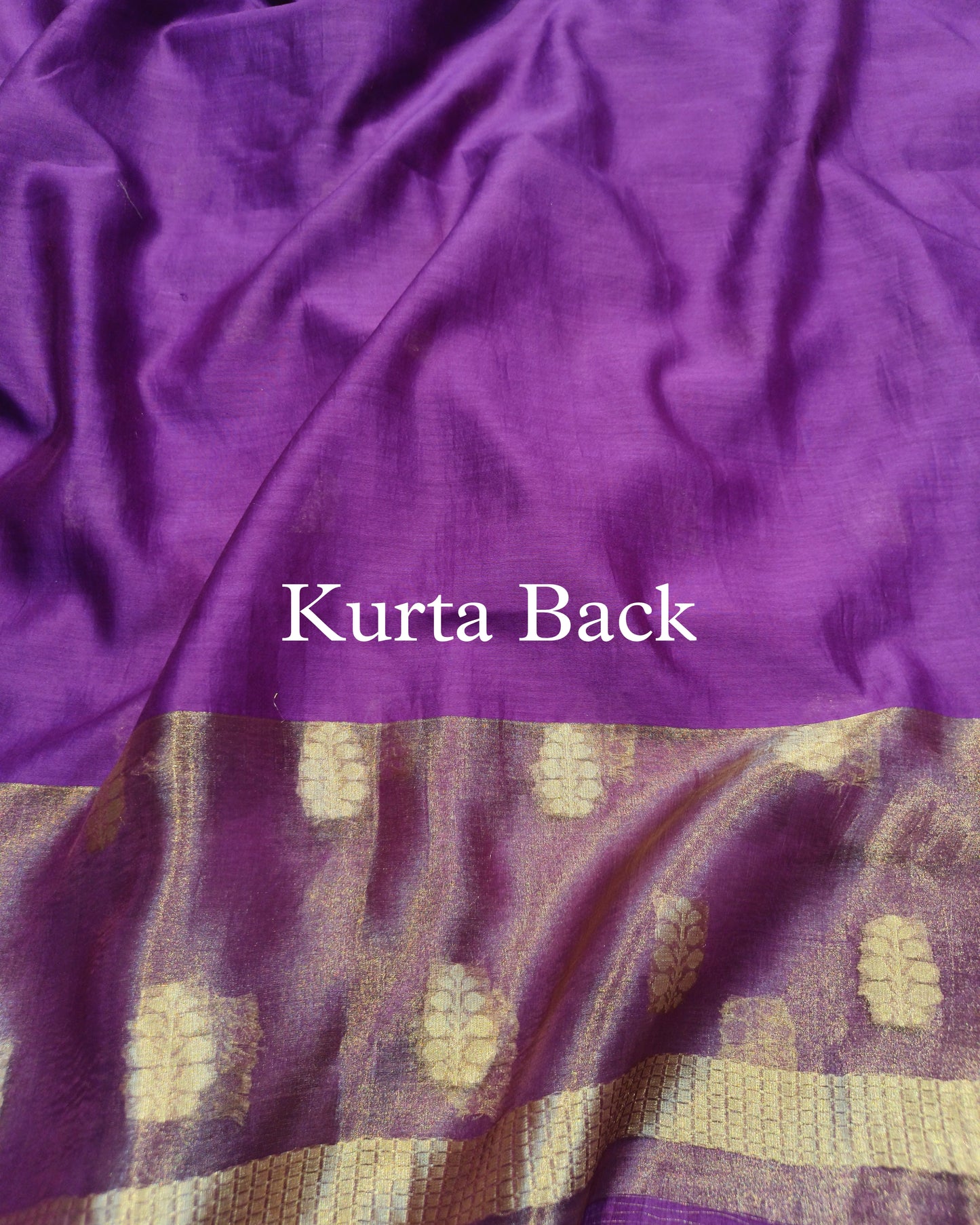 Purple Handwoven Pure Banarasi Suit