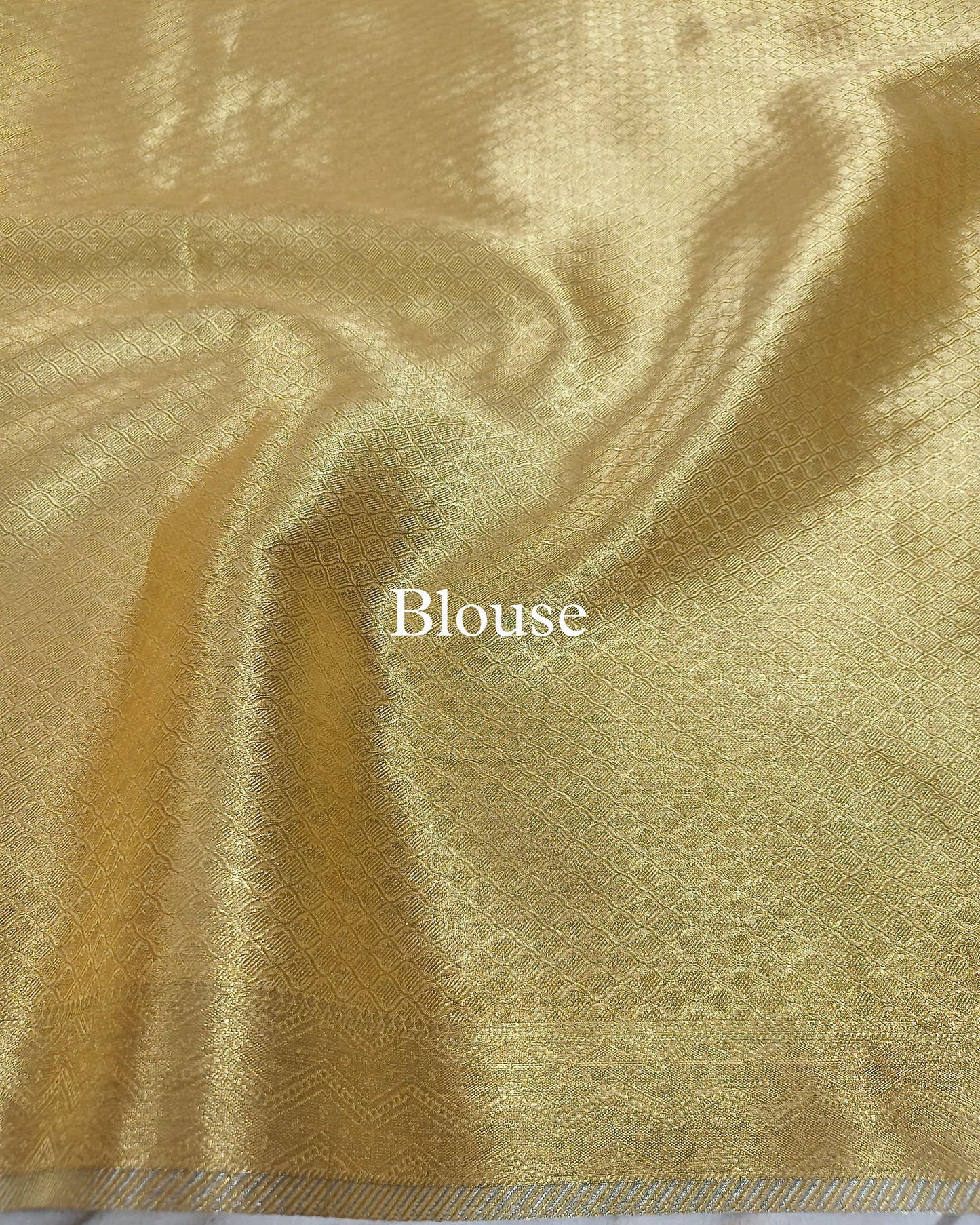 Beige Pure Tissue Silk Banarasi Saree