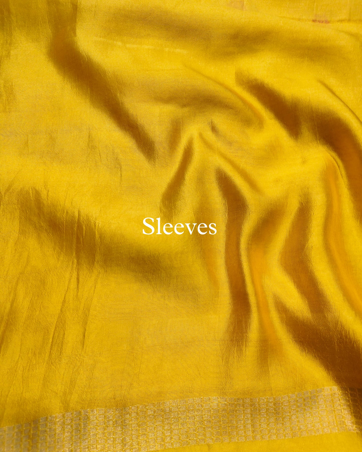 Yellow-Gold Meenakaari Pure Banarasi Silk Suit